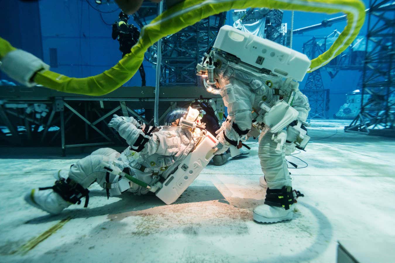 Amazing sneak peek of NASA’s spacesuit tests as moon mission nears